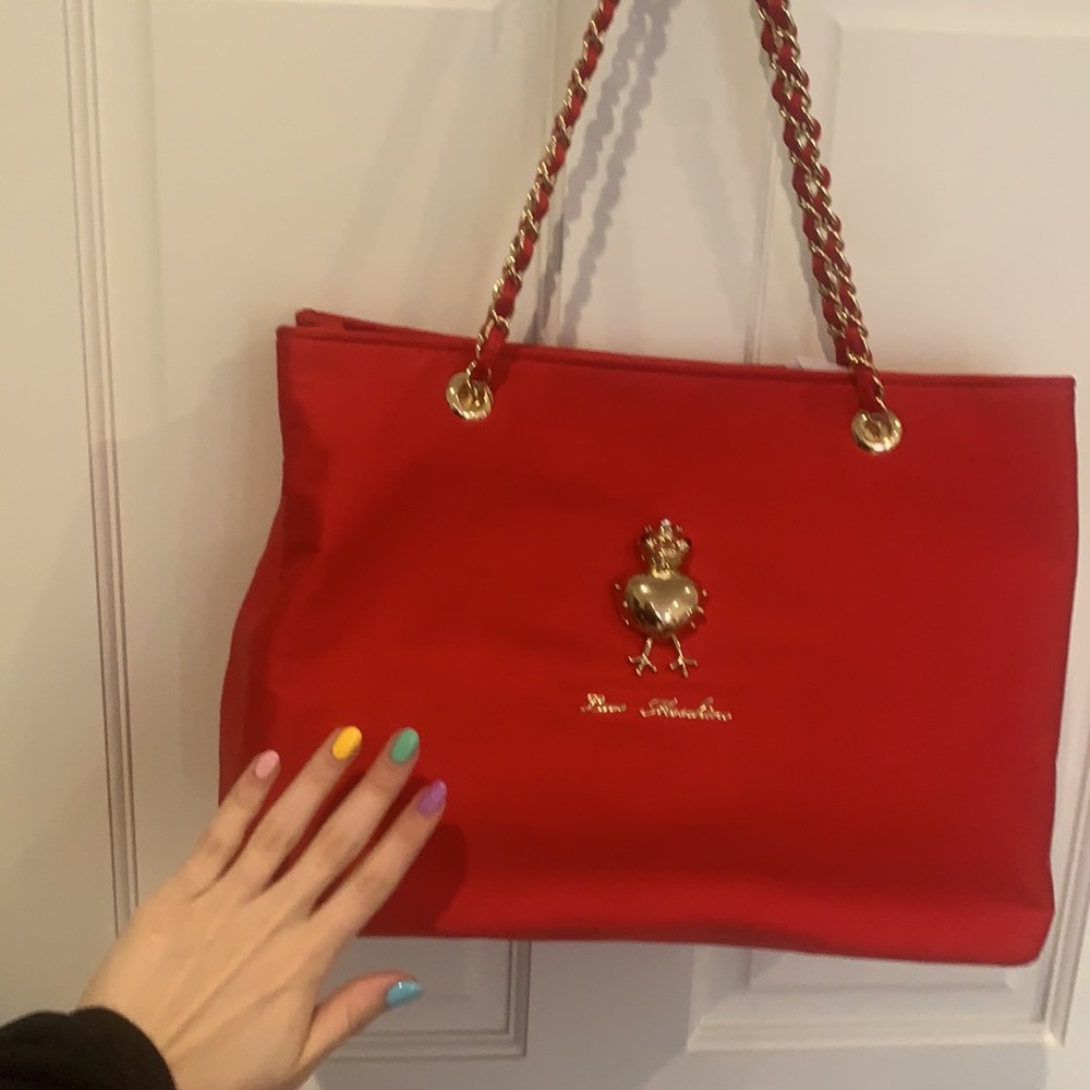MOSCHINO Frog Bag RED